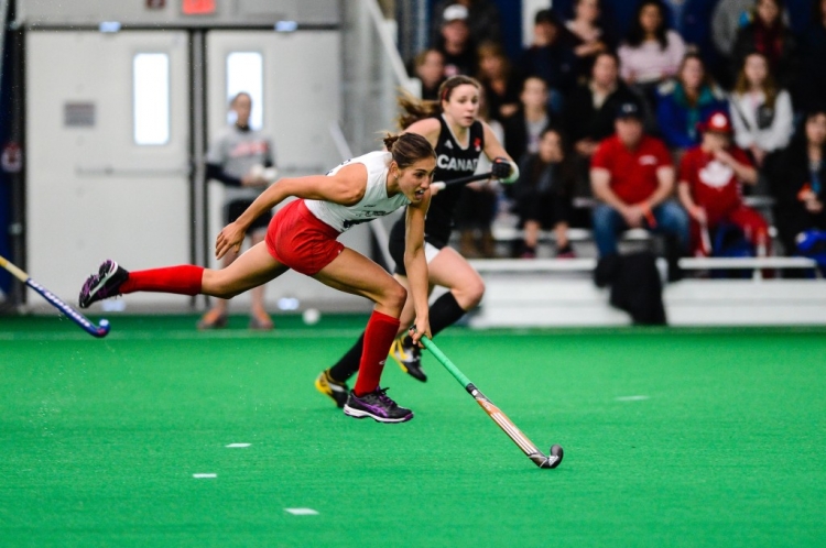 Match 3 USA vs Canada Field Hockey Series at Spooky Nook in Lancaster, PA